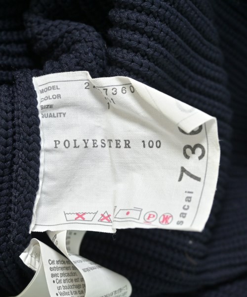 sacai（サカイ）ワンピース 紺 サイズ:1(S位) レディース/2200537251014