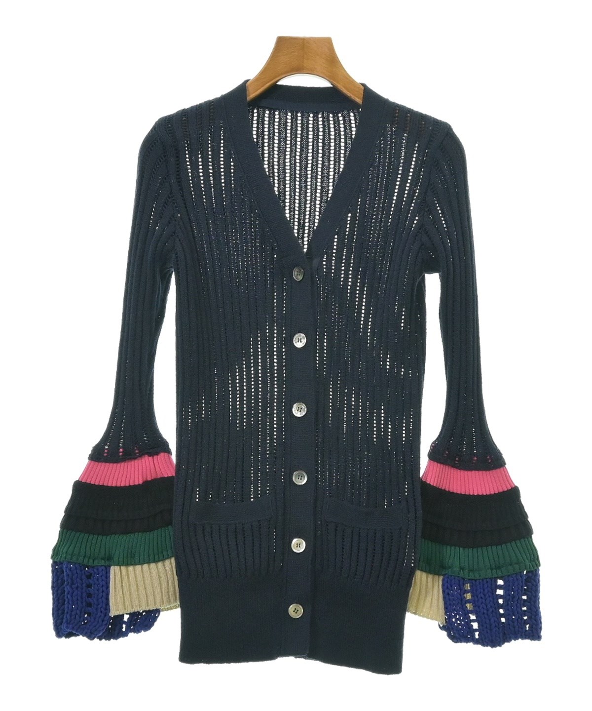 Sacai カーディガン SACAI / ペイズリー レイヤード カーディガン｜ESTNATION ONLINE