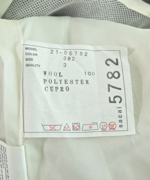 sacai（サカイ）ワンピース グレー サイズ:3(L位) レディース/2200620393492