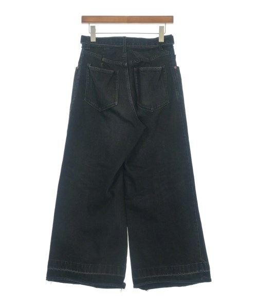 sacai（サカイ）デニムパンツ 黒 サイズ:0(XS位) レディース/2200622800011