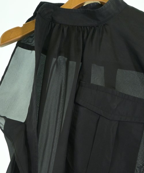 sacai（サカイ）カジュアルシャツ 黒 サイズ:1(S位) レディース/2200622800035