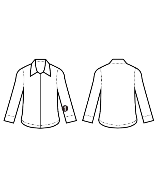 sacai（サカイ）カジュアルシャツ 青 サイズ:1(S位) レディース/2200613549363