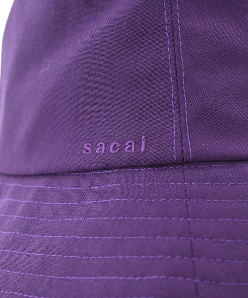 sacai（サカイ）ハット 紫 サイズ:- レディース/2200623849095