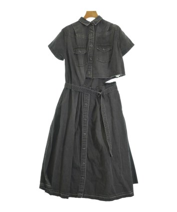 サカイ sacai ワンピース sacai（サカイ）ワンピース 黒 サイズ:1(S位) レディース