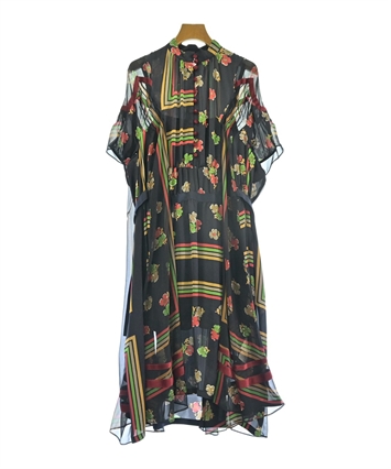 【週末限定値下げ】　sacai ワンピース size free sacai（サカイ）ワンピース 紺 サイズ:1(S位) レディース