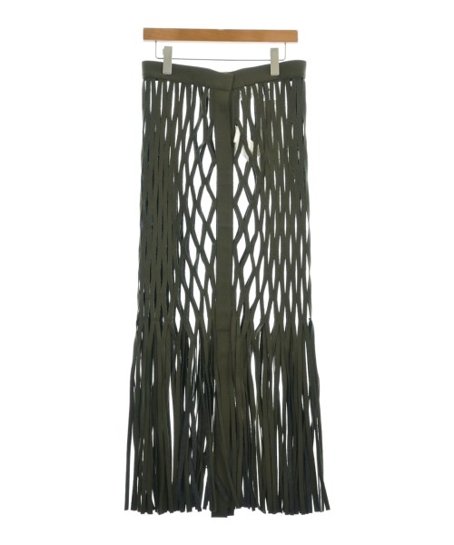 sacai（サカイ）ロング・マキシ丈スカート カーキ サイズ:3(L位) レディース/2200626266042