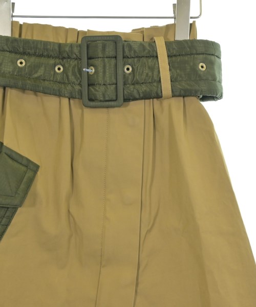 sacai（サカイ）ロング・マキシ丈スカート カーキ サイズ:0(XS位) レディース/2200626338169
