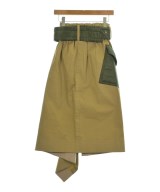 sacai（サカイ）ロング・マキシ丈スカート カーキ サイズ:0(XS位) レディース/2200626338169