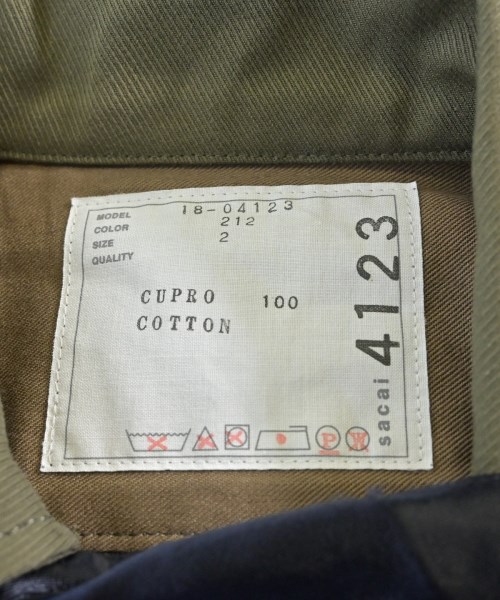 sacai（サカイ）その他 カーキ サイズ:2(M位) レディース/2200626338183