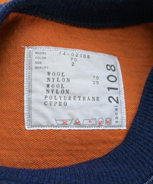 sacai（サカイ）スウェット 紺 サイズ:2(M位) レディース/2200626304157