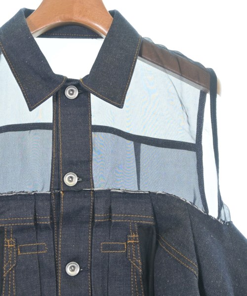 sacai（サカイ）ブラウス 紺 サイズ:2(M位) レディース/2200626695019