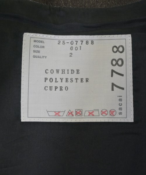 sacai（サカイ）ワンピース 茶 サイズ:2(M位) レディース/2200626695026