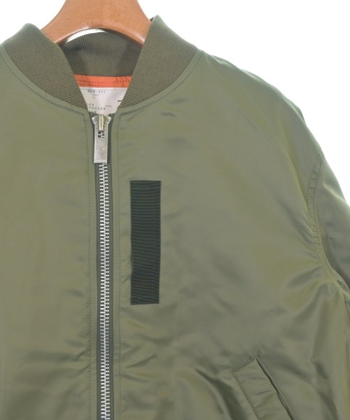 sacai（サカイ）ミリタリーブルゾン カーキ サイズ:4(XL位) レディース/2200626695033