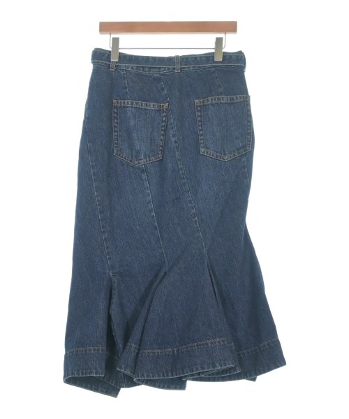 sacai（サカイ）ひざ丈スカート 青 サイズ:3(L位) レディース/2200626695088
