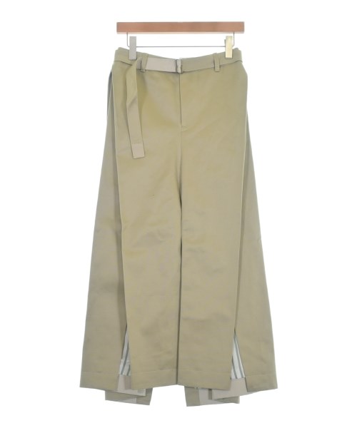 sacai(サカイ)ひざ丈スカート ベージュ サイズ:1(S位)/2200626725082