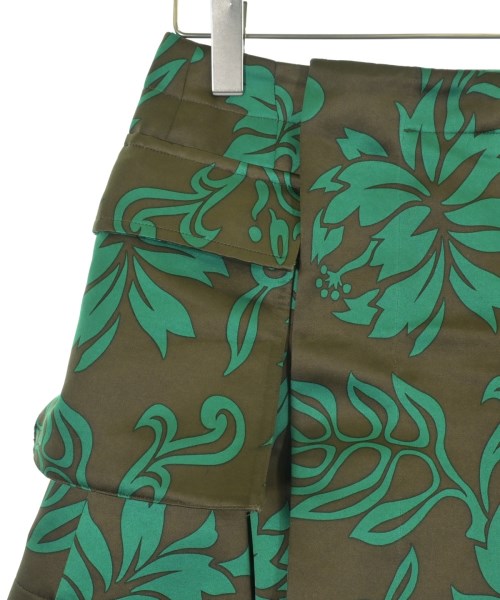 sacai（サカイ）ミニスカート 茶 サイズ:0(XS位) レディース/2200627351044