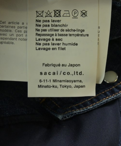 sacai（サカイ）ワンピース 紺 サイズ:2(M位) レディース/2200627627019