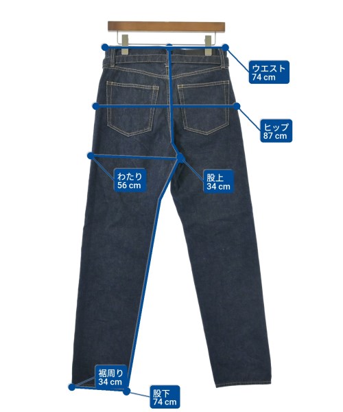 sacai（サカイ）デニムパンツ 紺 サイズ:1(S位) レディース/2200627748042