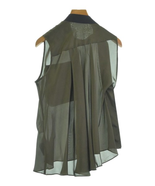 sacai（サカイ）カジュアルシャツ カーキ サイズ:1(S位) レディース/2200628083029