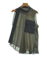 sacai（サカイ）カジュアルシャツ カーキ サイズ:1(S位) レディース/2200628083029