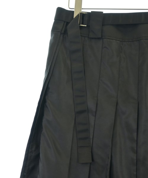 sacai（サカイ）ひざ丈スカート 黒 サイズ:3(L位) レディース/2200628645043