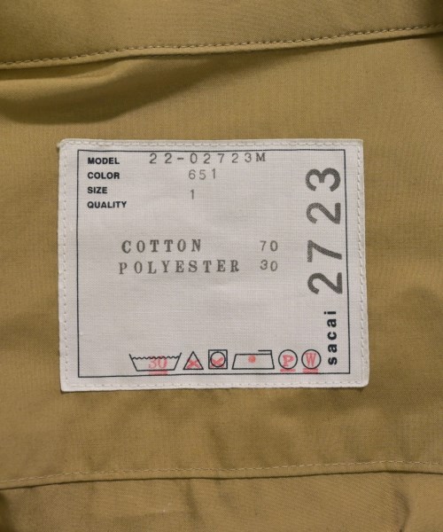 sacai（サカイ）その他 ベージュ サイズ:1(S位) メンズ/2200629212015