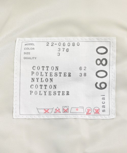 sacai（サカイ）その他 グレー サイズ:3(L位) レディース/2200629348028