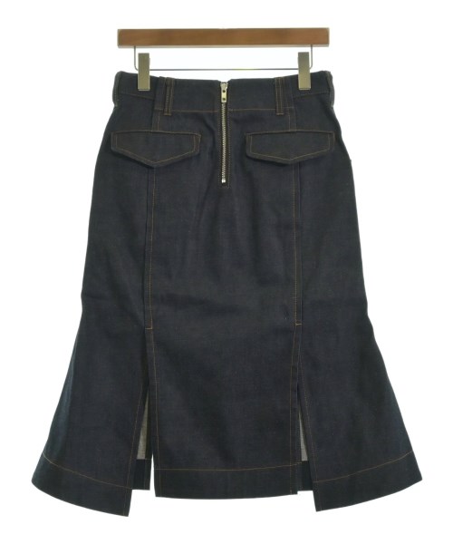 sacai（サカイ）ロング・マキシ丈スカート 紺 サイズ:1(S位) レディース/2200609952092