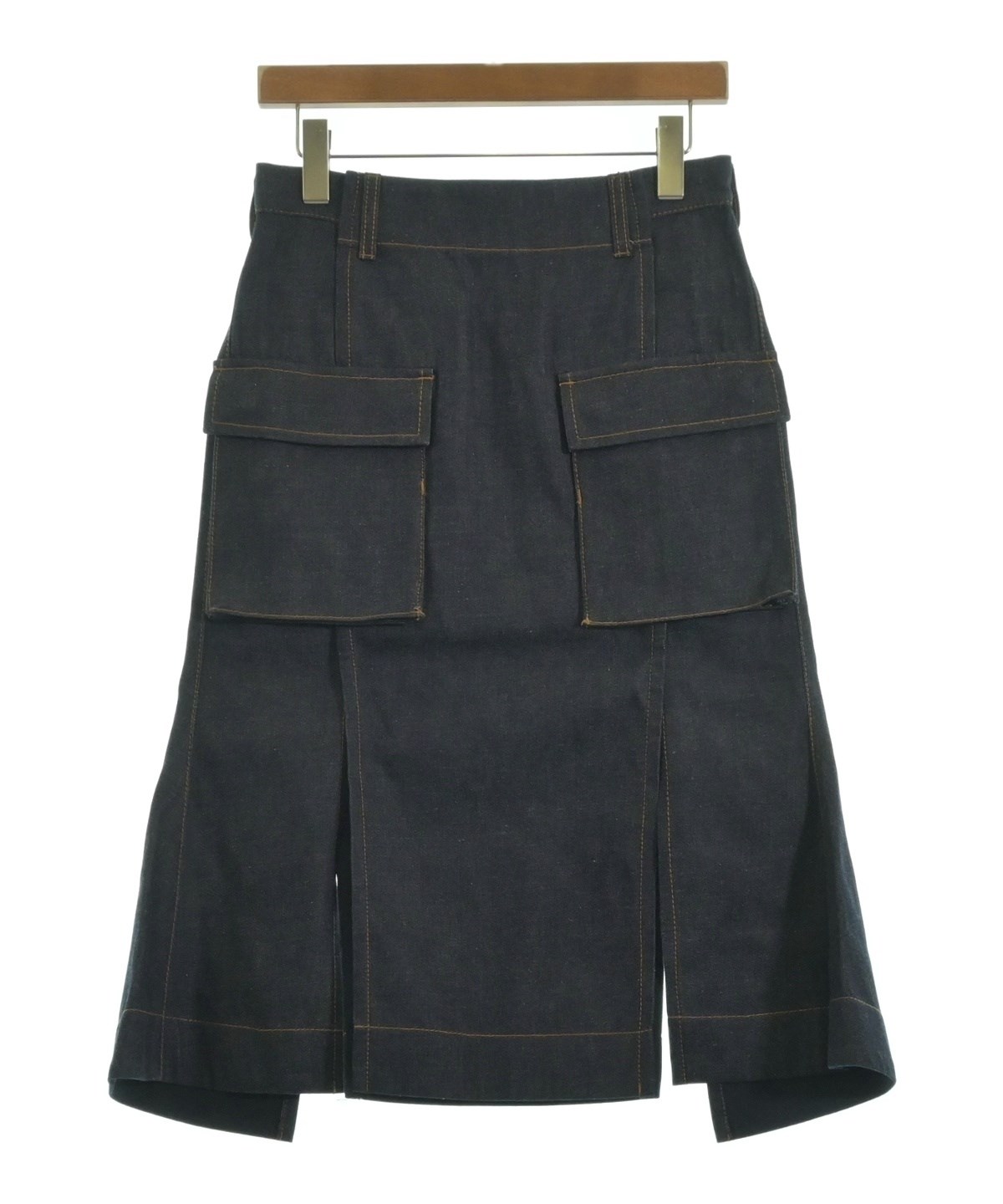 sacai（サカイ）ロング・マキシ丈スカート 紺 サイズ:1(S位