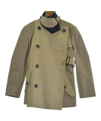 新品タグ付き✨sacai サカイ ジャケット ベルテッド ベージュ テーラード sacai（サカイ）カジュアルジャケット ベージュ サイズ:1(S位