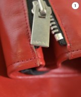 sacai（サカイ）ライダース 赤 サイズ:3(L位) レディース/2200629869011