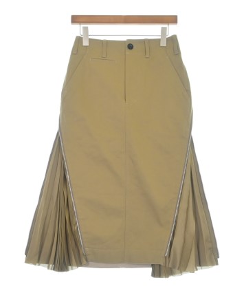 sacai（サカイ）ロング・マキシ丈スカート カーキ サイズ:1(S位