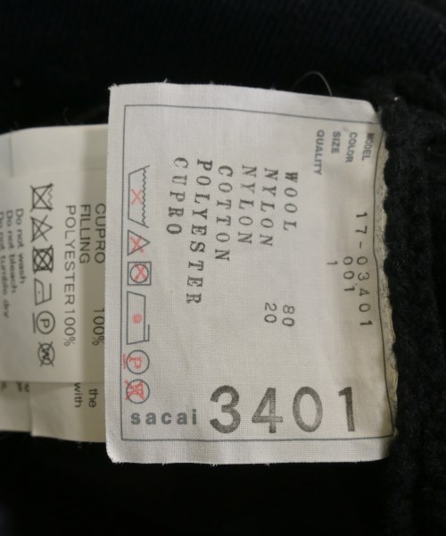 sacai（サカイ）その他 黒 サイズ:1(S位) レディース/2200630205013