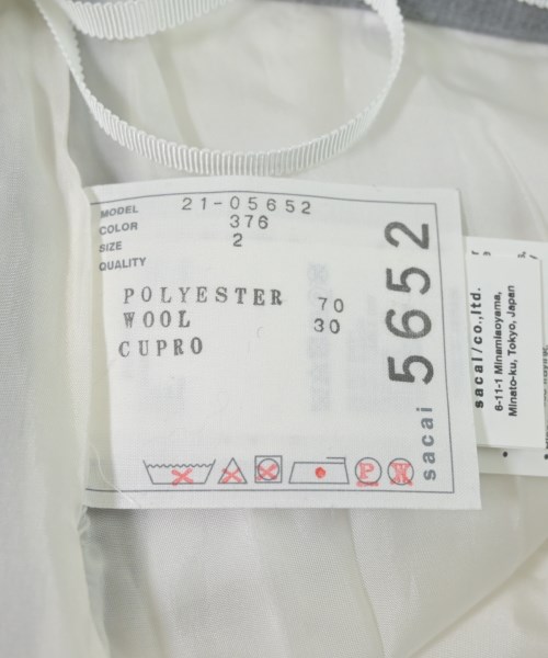 sacai（サカイ）ひざ丈スカート グレー サイズ:2(M位) レディース/2200630329047