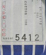 sacai（サカイ）カジュアルシャツ 青 サイズ:1(S位) レディース/2200630717097