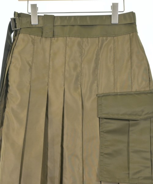sacai（サカイ）ロング・マキシ丈スカート カーキ サイズ:2(M位) レディース/2200630877012