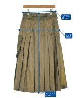 sacai（サカイ）ロング・マキシ丈スカート カーキ サイズ:2(M位) レディース/2200630877012