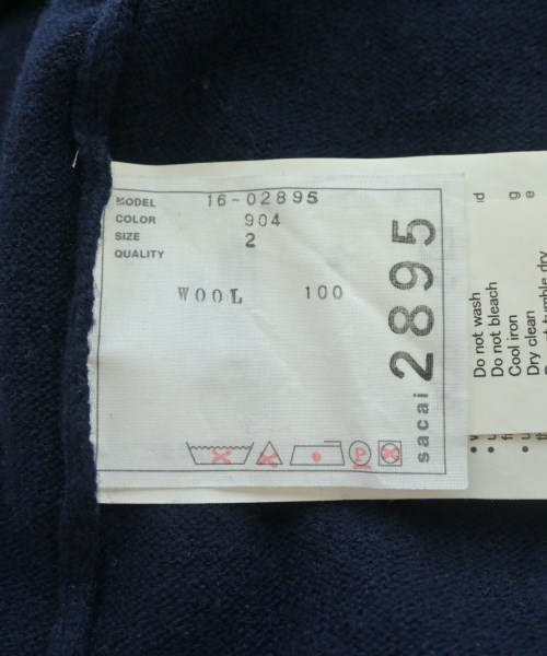 sacai（サカイ）ニット・セーター 黒 サイズ:2(M位) レディース/2200633148034