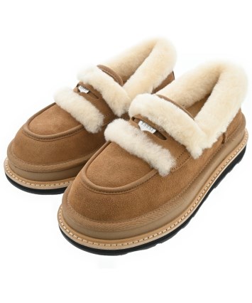 sacai（サカイ）ドレスシューズ/ローファー 茶 サイズ:22cm レディース