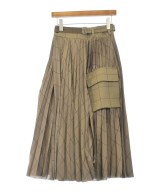 sacai（サカイ）ロング・マキシ丈スカート ベージュ サイズ:1(S位) レディース/2200634373022