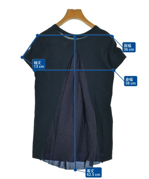 sacai（サカイ）Tシャツ・カットソー 紺 サイズ:2(M位) レディース/2200610567049