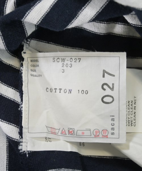 sacai（サカイ）Tシャツ・カットソー 紺 サイズ:3(L位) レディース/2200603943126