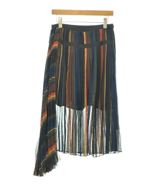 sacai（サカイ）ロング・マキシ丈スカート 紺 サイズ:-(L位) レディース/2200611735010