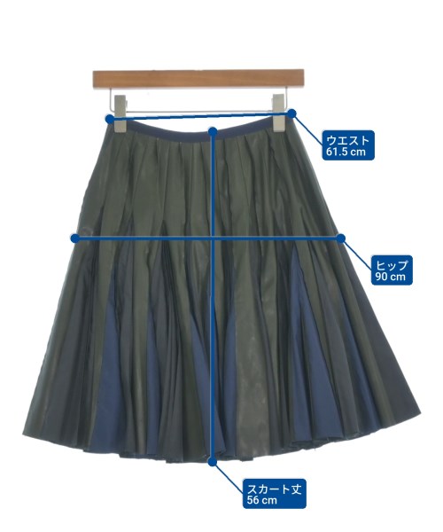 sacai（サカイ）ひざ丈スカート 黒 サイズ:1(S位) レディース/2200611912091