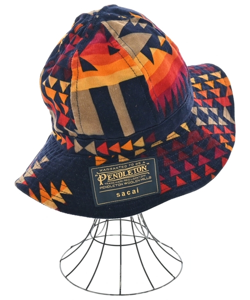 sacai（サカイ）ハット 紺 サイズ:- レディース/2200612886025