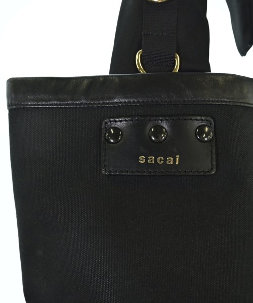 sacai（サカイ）トートバッグ 黒 サイズ:- レディース/2200606604147