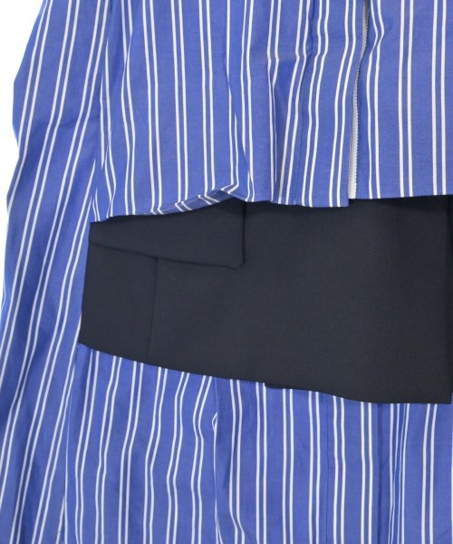 sacai（サカイ）シャツワンピース 青 サイズ:1(S位) レディース/2200613685115