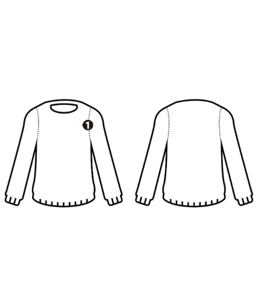sacai（サカイ）ニット・セーター 紺 サイズ:1(S位) レディース/2200613792011