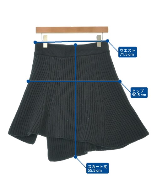 sacai（サカイ）ミニスカート 黒 サイズ:1(S位) レディース/2200613792028
