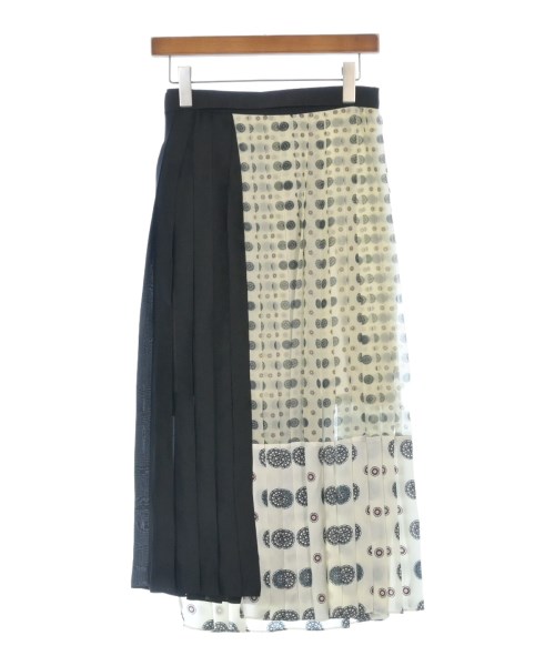 sacai（サカイ）ひざ丈スカート 白 サイズ:1(S位) レディース/2200614835090